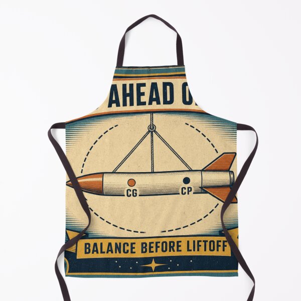 Item preview, CG Ahead Of CP Rocket Stability Swing Test Retro Plaque designed and sold by BoosterShop.