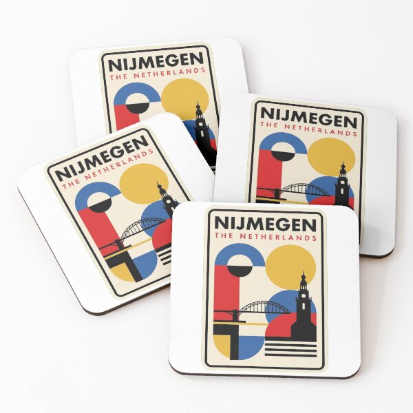 Item preview, Retro Nijmegen Bauhaus Geometric Skyline designed and sold by k3rstman1.