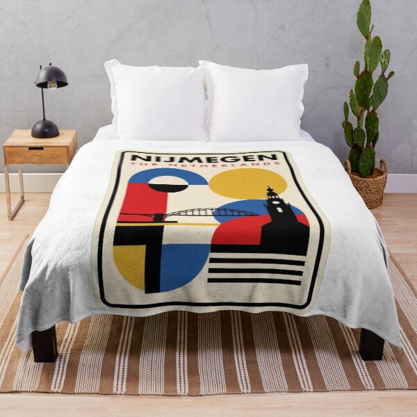 Item preview, Retro Nijmegen Bauhaus Geometric Skyline designed and sold by k3rstman1.