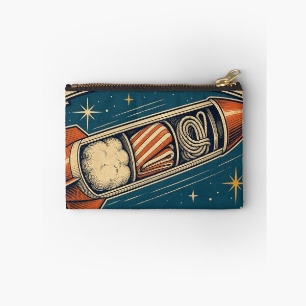 Item preview, Wadding Before The Chute Rocket Recovery Packing Retro Plaque designed and sold by BoosterShop.