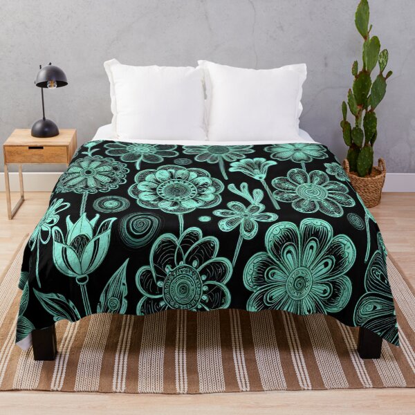 Item preview, Cyano Neon Flowers designed and sold by artedamensagem.