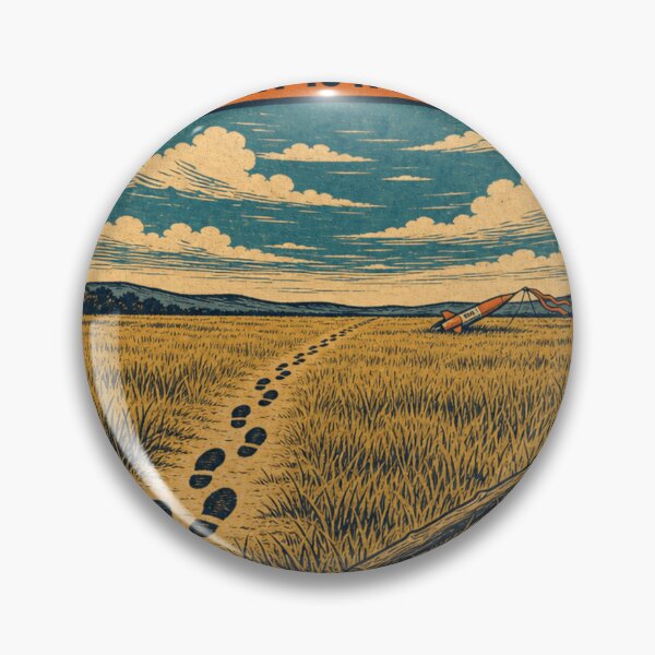 Item preview, Recovery Is A Long Walk Lost Rocket Field Funny Retro Plaque designed and sold by BoosterShop.