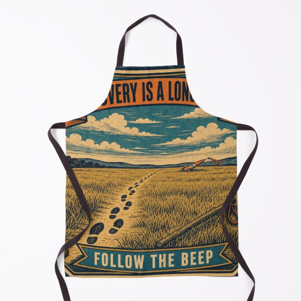 Item preview, Recovery Is A Long Walk Lost Rocket Field Funny Retro Plaque designed and sold by BoosterShop.