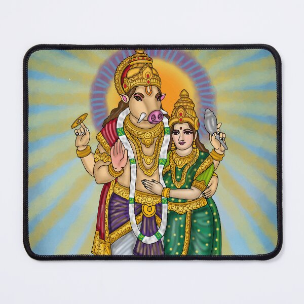Item preview, Lord Varaha Digital Drawing | Hindu Boar Avatar of Vishnu Artwork designed and sold by Harshit_Digital_Arts.