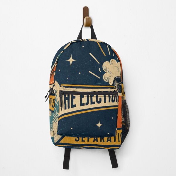 Artikelvorschau, The Ejection Charge Decides Raketen Fallschirm Ausstoß Retro Plakette entworfen und verkauft von BoosterShop.