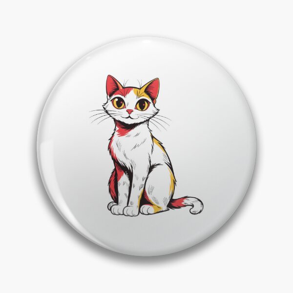 Item preview, Cute Calico Cat Vintage Hand Drawn Illustration designed and sold by Ikochane.