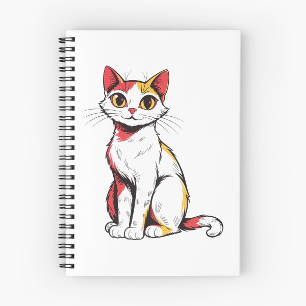Item preview, Cute Calico Cat Vintage Hand Drawn Illustration designed and sold by Ikochane.