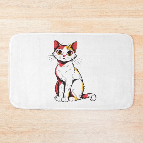 Item preview, Cute Calico Cat Vintage Hand Drawn Illustration designed and sold by Ikochane.