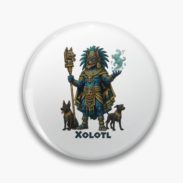Item preview, Xolotl, the Mexica (Aztec) God of Fire and Lightning designed and sold by ArteTeoma.