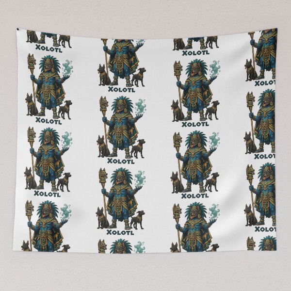 Item preview, Xolotl, the Mexica (Aztec) God of Fire and Lightning designed and sold by ArteTeoma.