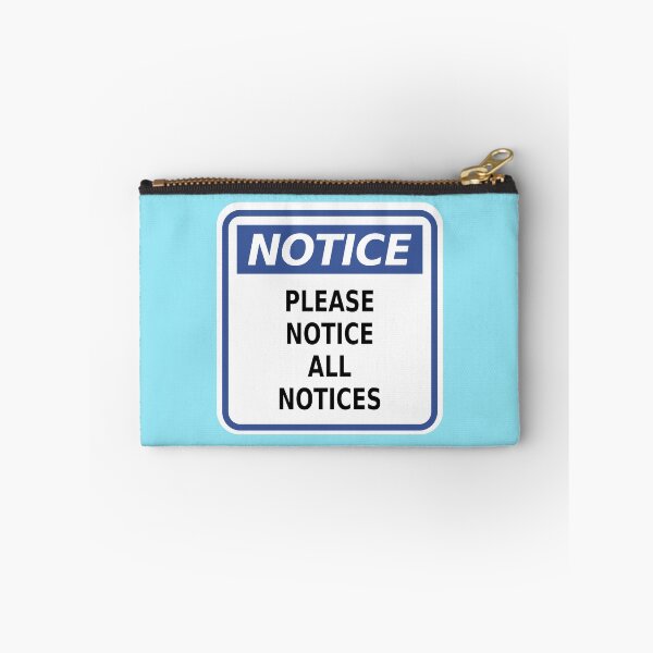 Item preview, Notice: Please Notice All Notices designed and sold by Karate Octopus.