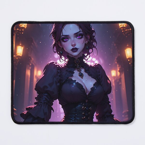 Item preview, Hot Halloween Anime Babe Goth Mommy Waifu Woman designed and sold by Your New Fixation.