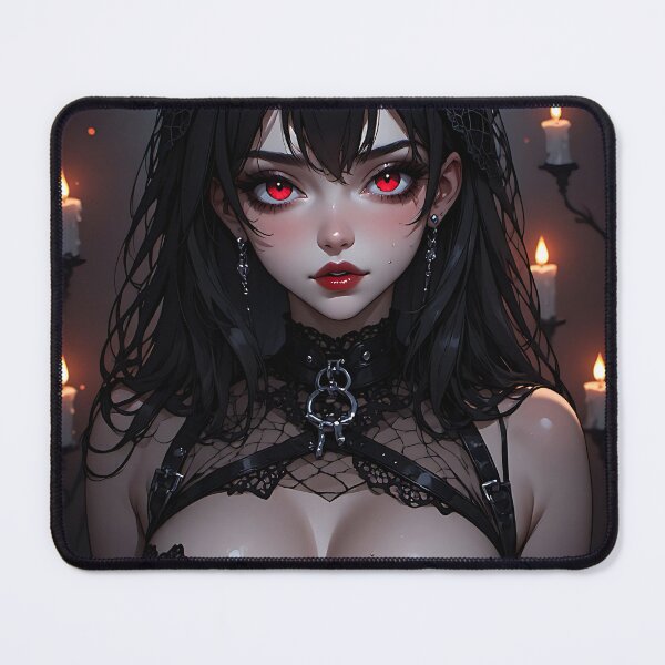 Item preview, Hot Halloween Anime Babe Goth Mommy Waifu Woman designed and sold by Your New Fixation.