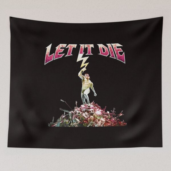 Item preview, LET IT DIE Typography Skull designed and sold by LookaaL.
