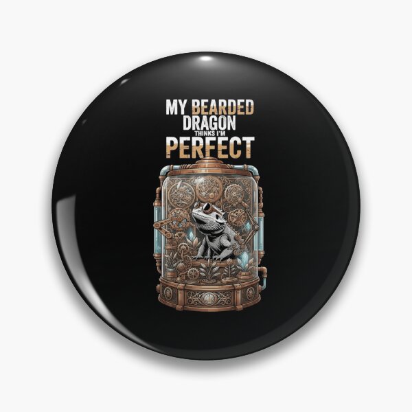 Item preview, My Bearded Dragon Thinks Im Perfect Cute Steampunk Terrarium Art designed and sold by Ostericaimusa.