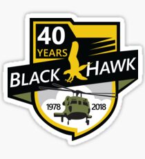 UH-60 Black Hawk Celebrating 40 Years Sticker