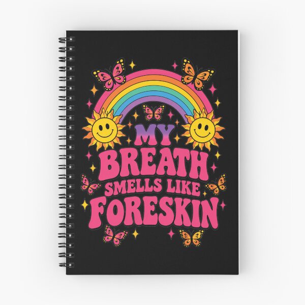 Item preview, Inappropriate My Breath Smells Like Foreskin Retro Funny designed and sold by WatercolourferS.