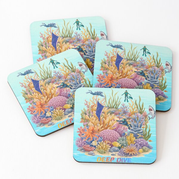 Item preview, Coral Reef Diving designed and sold by Kuevitaglowshop.