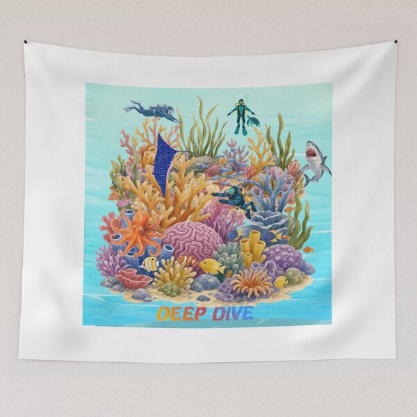 Item preview, Coral Reef Diving designed and sold by Kuevitaglowshop.
