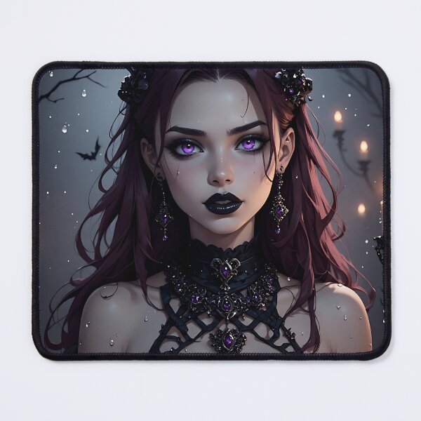 Item preview, Hot Halloween Anime Babe Goth Mommy Waifu Woman designed and sold by Your New Fixation.