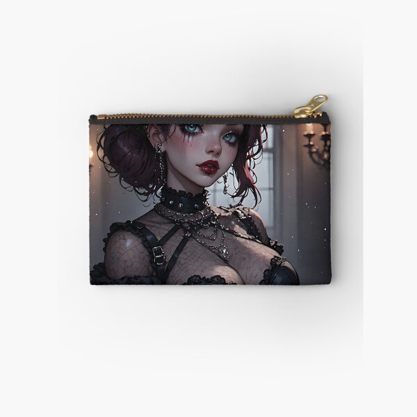 Item preview, Hot Halloween Anime Babe Goth Mommy Waifu Woman designed and sold by Your New Fixation.