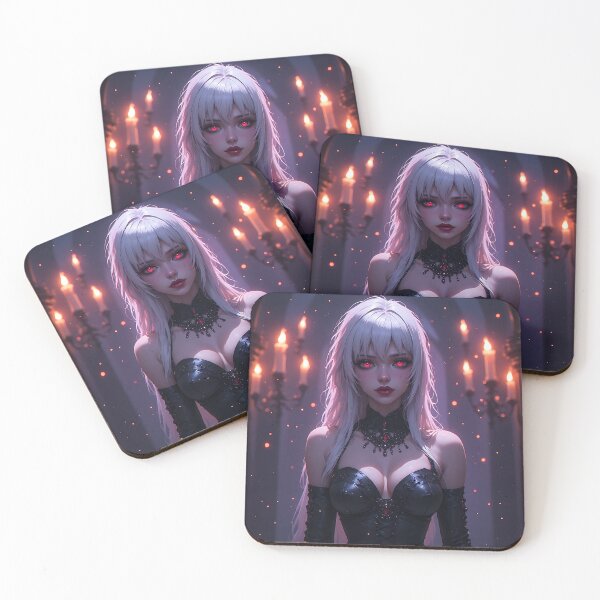 Item preview, Hot Halloween Anime Babe Goth Mommy Waifu Woman designed and sold by Your New Fixation.