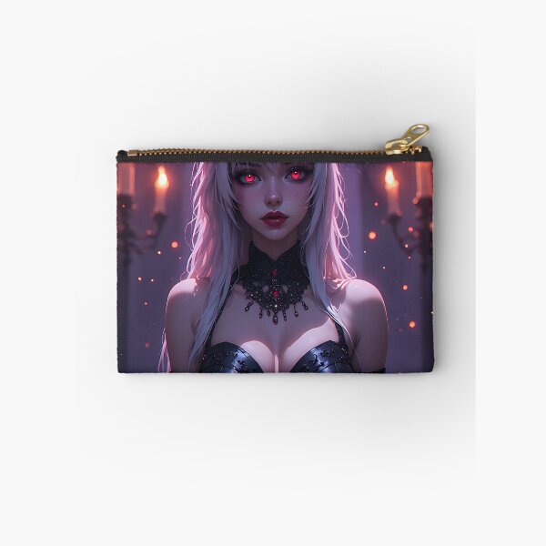 Item preview, Hot Halloween Anime Babe Goth Mommy Waifu Woman designed and sold by Your New Fixation.