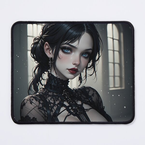 Item preview, Hot Halloween Anime Babe Goth Mommy Waifu Woman designed and sold by Your New Fixation.