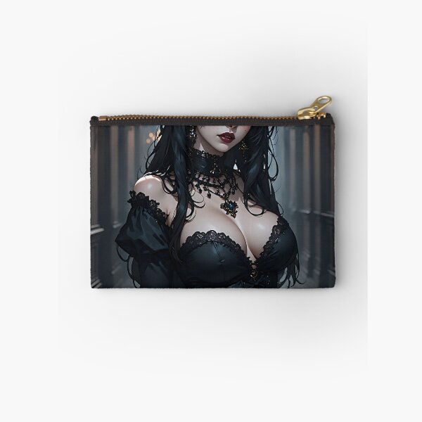 Item preview, Hot Halloween Anime Babe Goth Mommy Waifu Woman designed and sold by Your New Fixation.