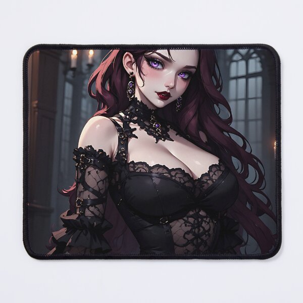 Item preview, Hot Halloween Anime Babe Goth Mommy Waifu Woman designed and sold by Your New Fixation.