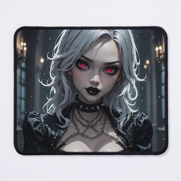 Item preview, Hot Halloween Anime Babe Goth Mommy Waifu Woman designed and sold by Your New Fixation.
