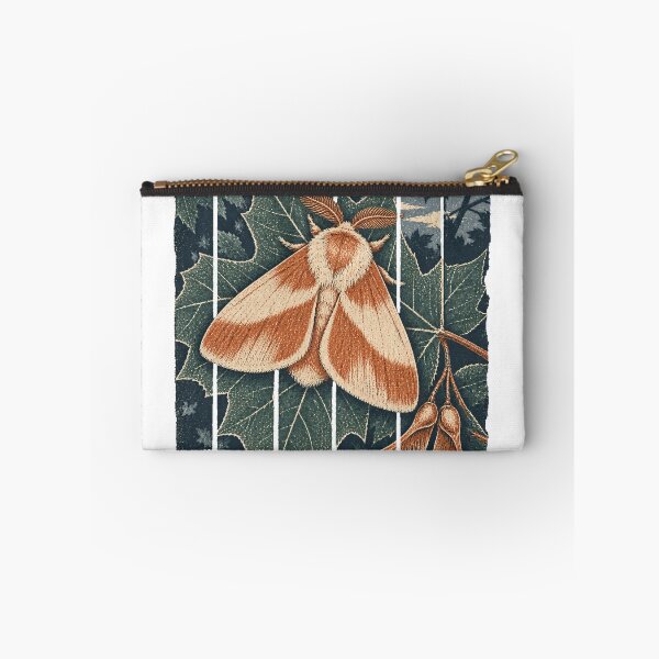 Item preview, Rosy Maple Moth on the Maple Leaves Wild Animal Wildlife Painting designed and sold by VisualArtsOasis.