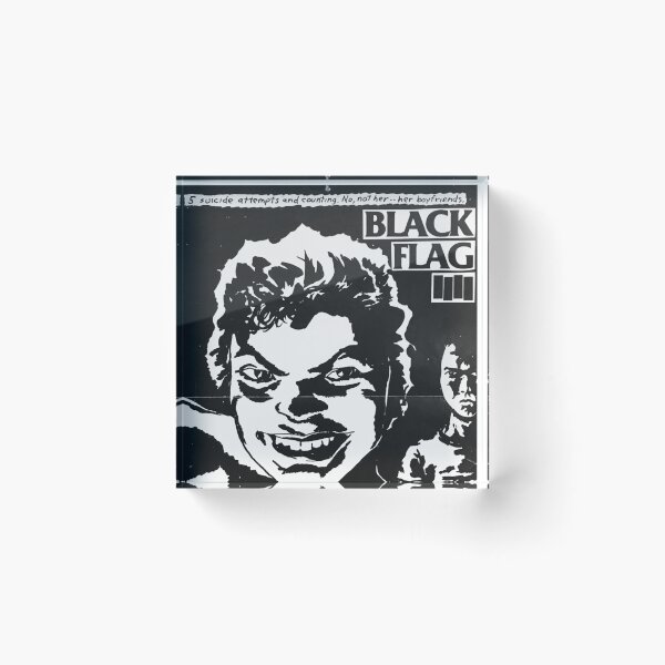 Item preview, Black Flag Original Custom Vintage Music Band Tee Unique Poster Wall Art designed and sold by Cool Robot Bro..