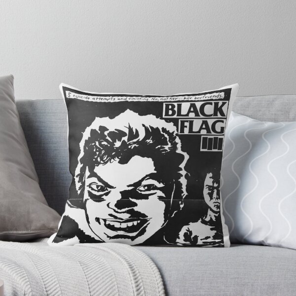 Item preview, Black Flag Original Custom Vintage Music Band Tee Unique Poster Wall Art designed and sold by Cool Robot Bro..