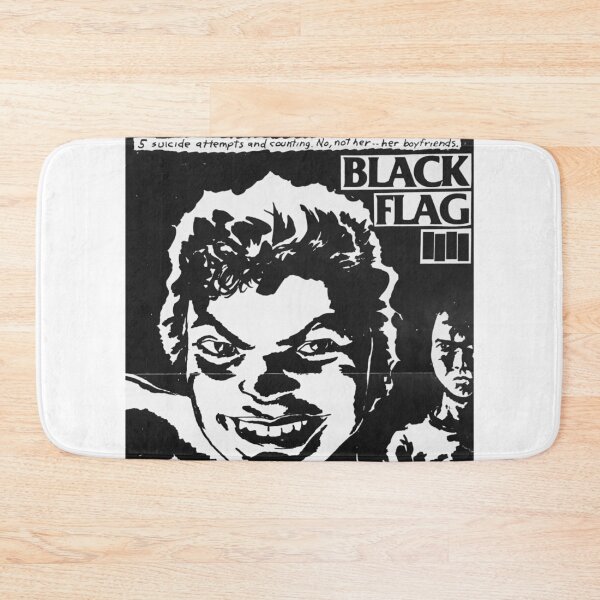 Item preview, Black Flag Original Custom Vintage Music Band Tee Unique Poster Wall Art designed and sold by Cool Robot Bro..