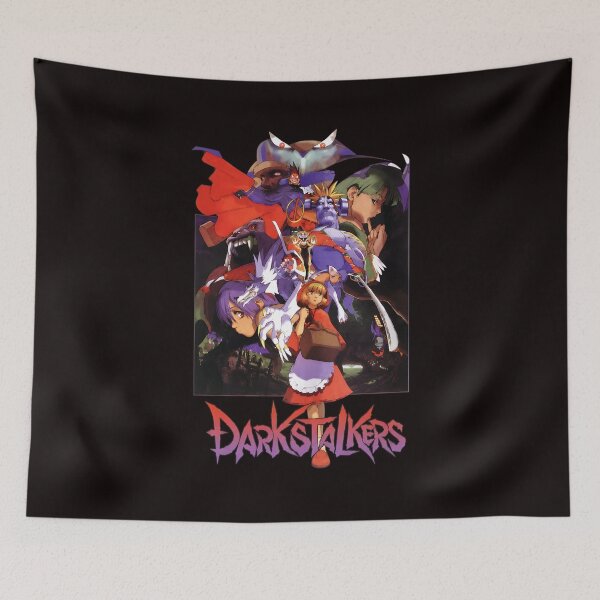 Item preview, Darkstalkers Retro Game Art Collage designed and sold by LookaaL.