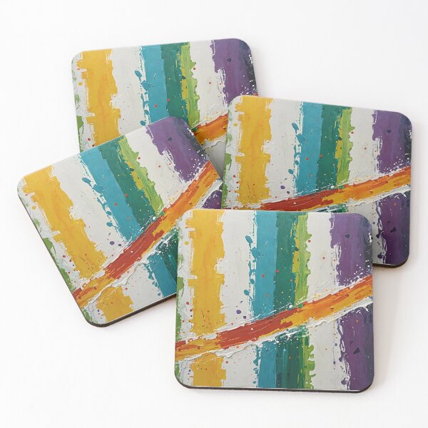 Item preview, Crossing Colors – Bold Contemporary Abstract designed and sold by tambanow.