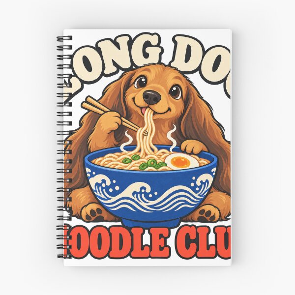 Item preview, Long Dog Noodle Club designed and sold by GSideArtStore.