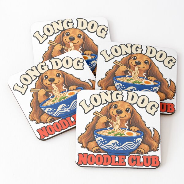 Item preview, Long Dog Noodle Club designed and sold by GSideArtStore.