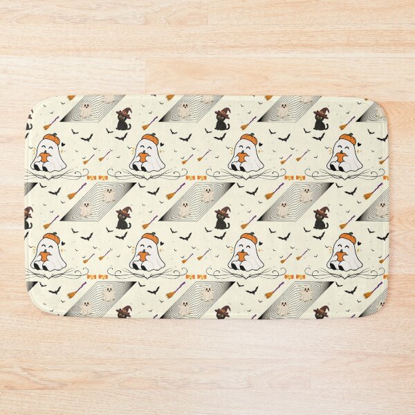 Item preview, Kawaii Cute Halloween Ghost Pattern designed and sold by Azurart2.