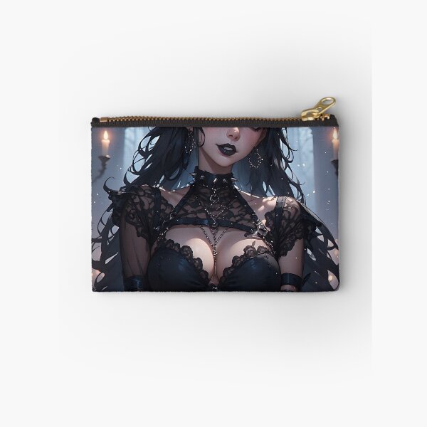 Item preview, Hot Halloween Anime Babe Goth Mommy Waifu Woman designed and sold by Your New Fixation.