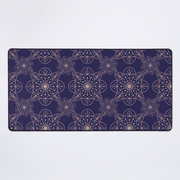 Item preview, Mandala Blue Background Seamless Design designed and sold by Cato Designs.
