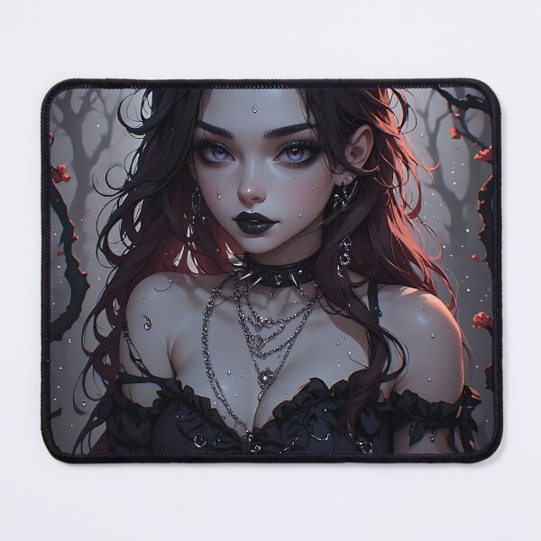 Item preview, Hot Halloween Anime Babe Goth Mommy Waifu Woman designed and sold by Your New Fixation.