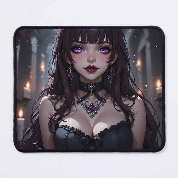 Item preview, Hot Halloween Anime Babe Goth Mommy Waifu Woman designed and sold by Your New Fixation.