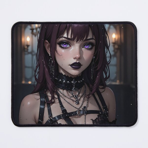 Item preview, Hot Halloween Anime Babe Goth Mommy Waifu Woman designed and sold by Your New Fixation.