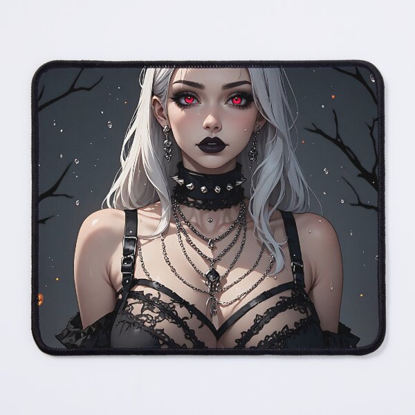 Item preview, Hot Halloween Anime Babe Goth Mommy Waifu Woman designed and sold by Your New Fixation.