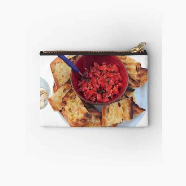 Item preview, Tuscan appetizer tasted croutons with tomato and garlic. Italian food. designed and sold by ollgast5.