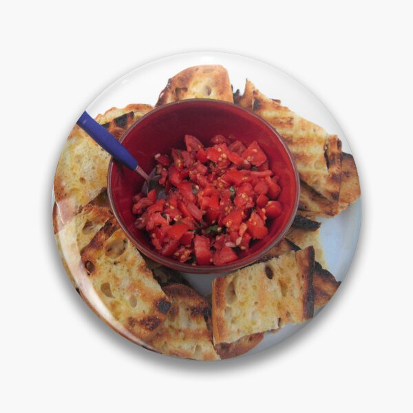 Item preview, Tuscan appetizer tasted croutons with tomato and garlic. Italian food. designed and sold by ollgast5.