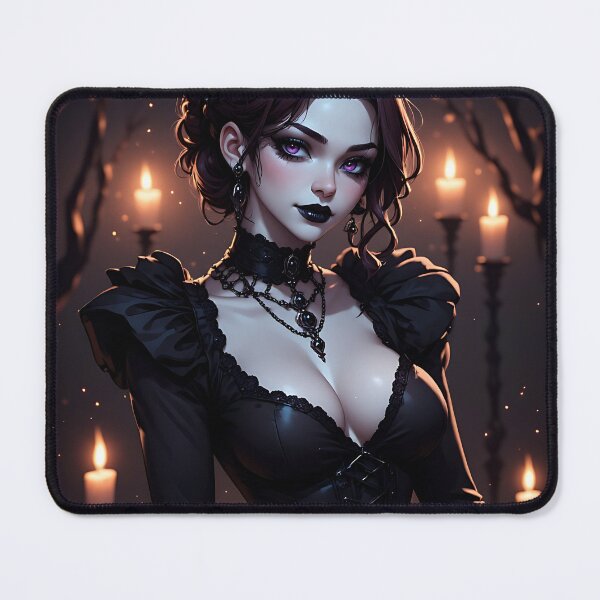 Item preview, Hot Halloween Anime Babe Goth Mommy Waifu Woman designed and sold by Your New Fixation.