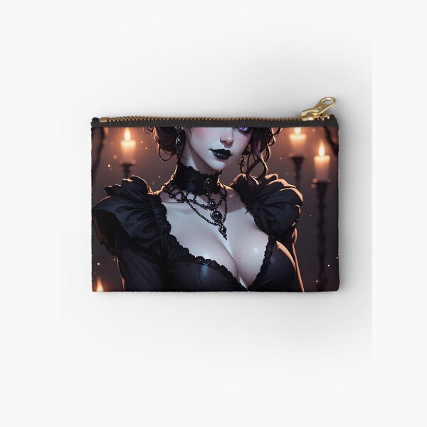 Item preview, Hot Halloween Anime Babe Goth Mommy Waifu Woman designed and sold by Your New Fixation.